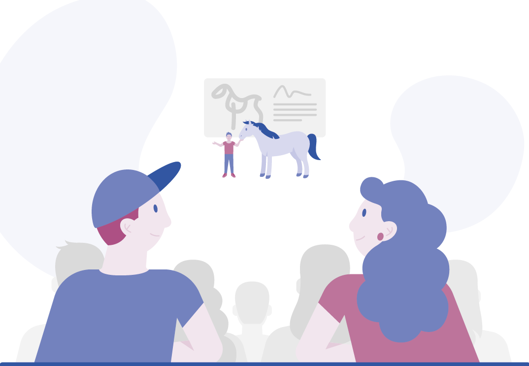 Illustration Studium der Veterinärmedizin