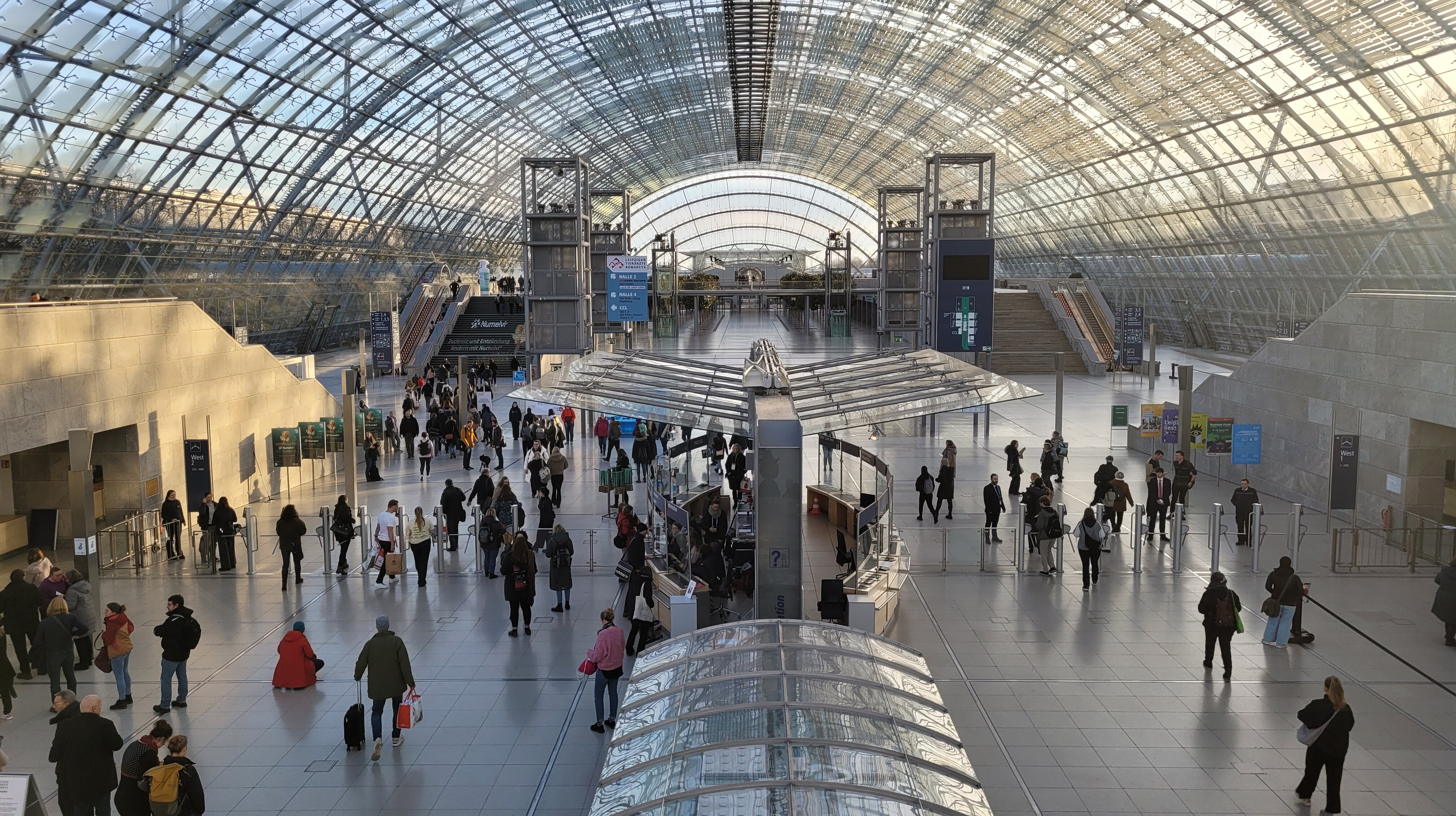 Einlass zum 13. Leipziger Tier&auml;rztekongress