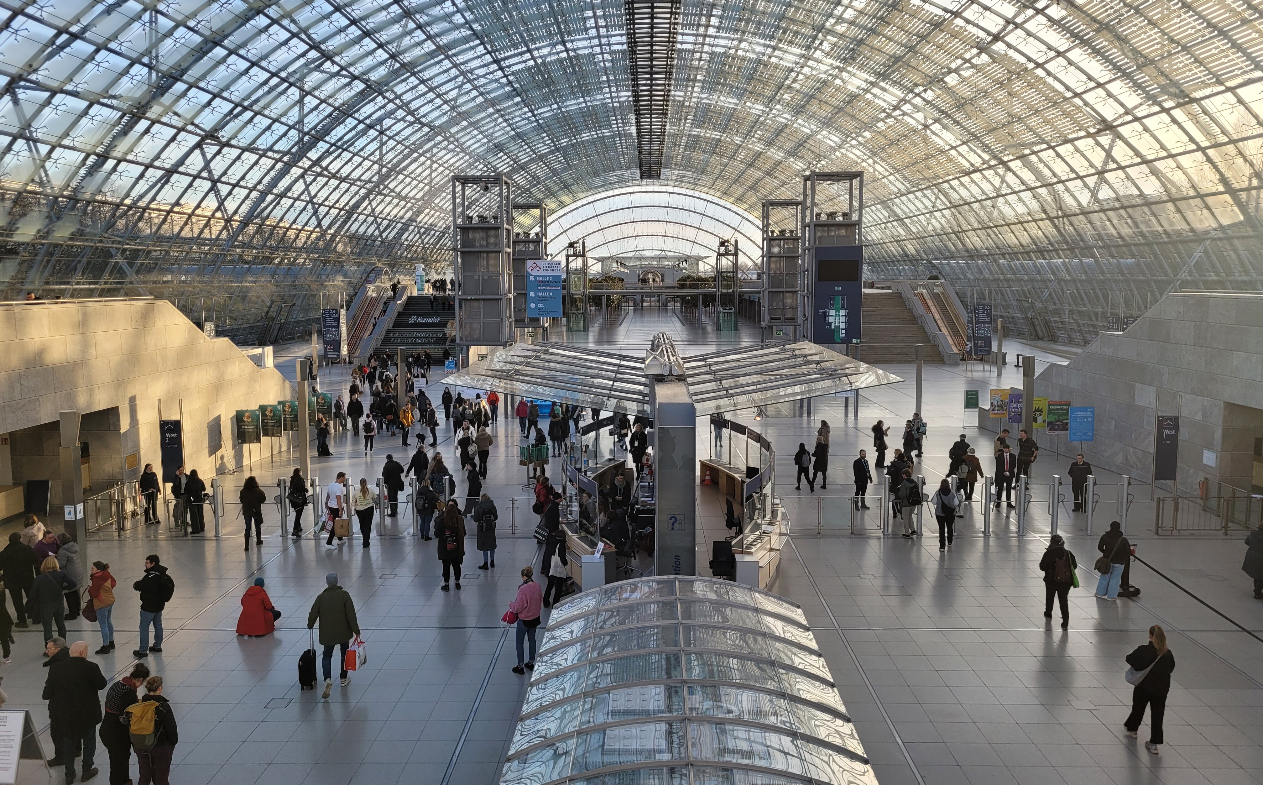 Einlass zum 13. Leipziger Tier&auml;rztekongress