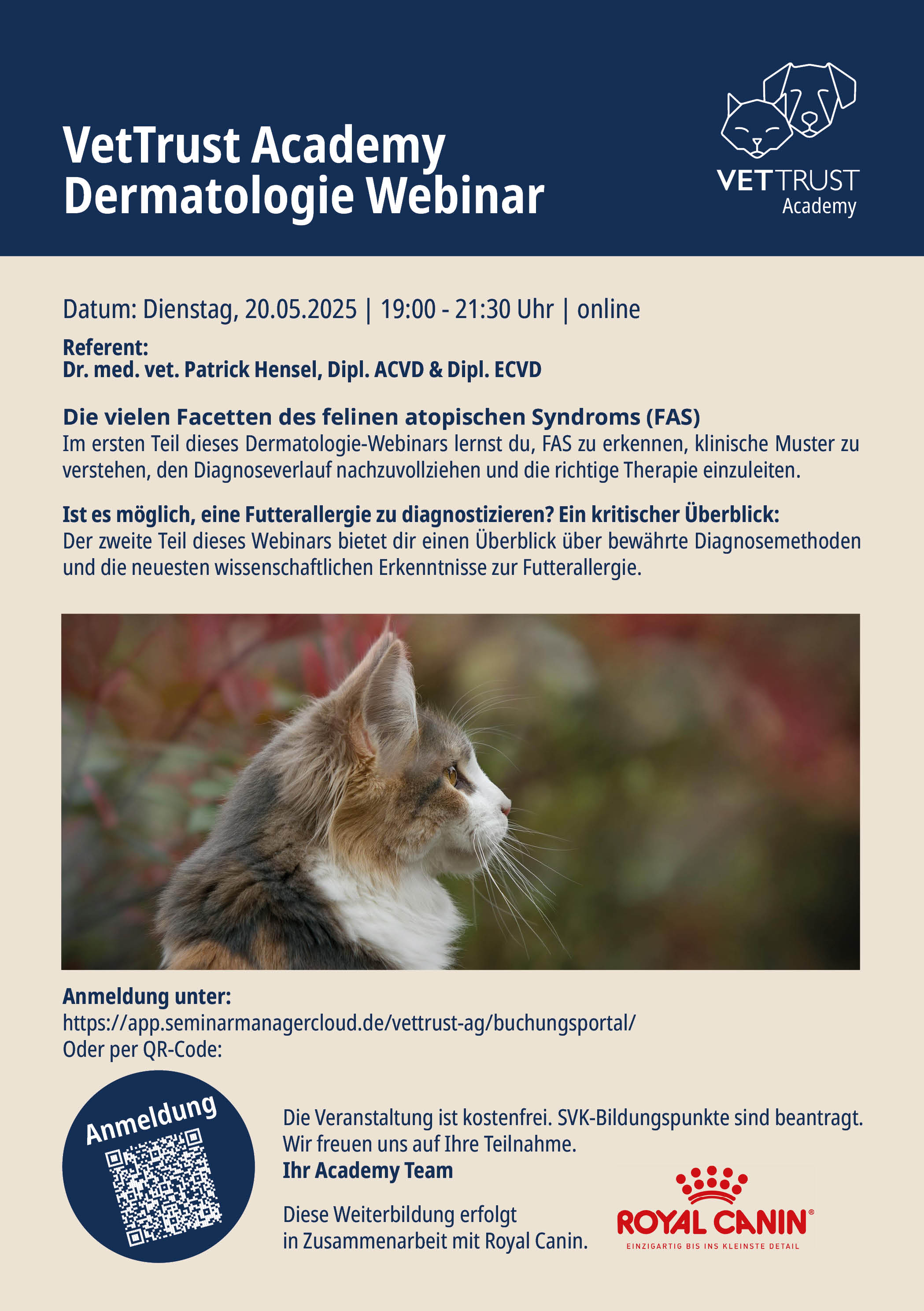 VetTrust Academy  Dermatologie Webinar