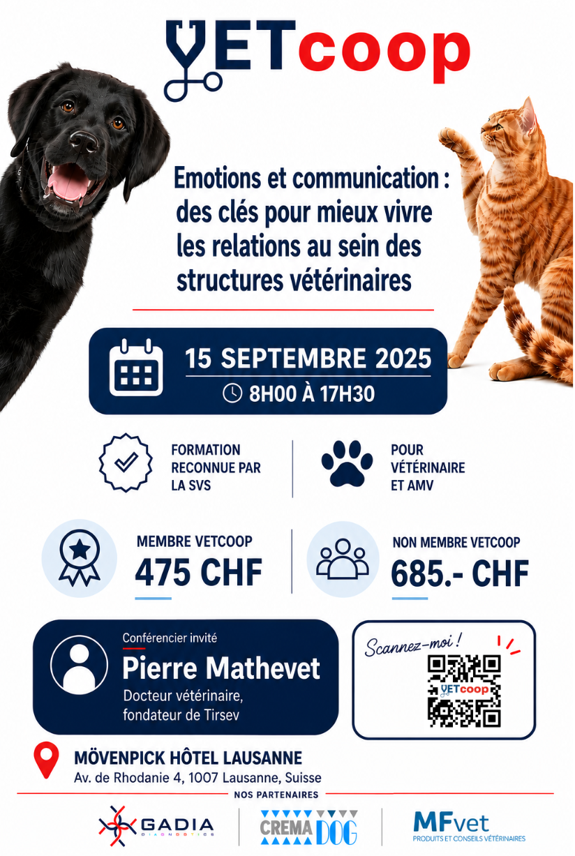 Emotions et communication : des clés pour mieux vivre les relations au sein des structures vétérinaires