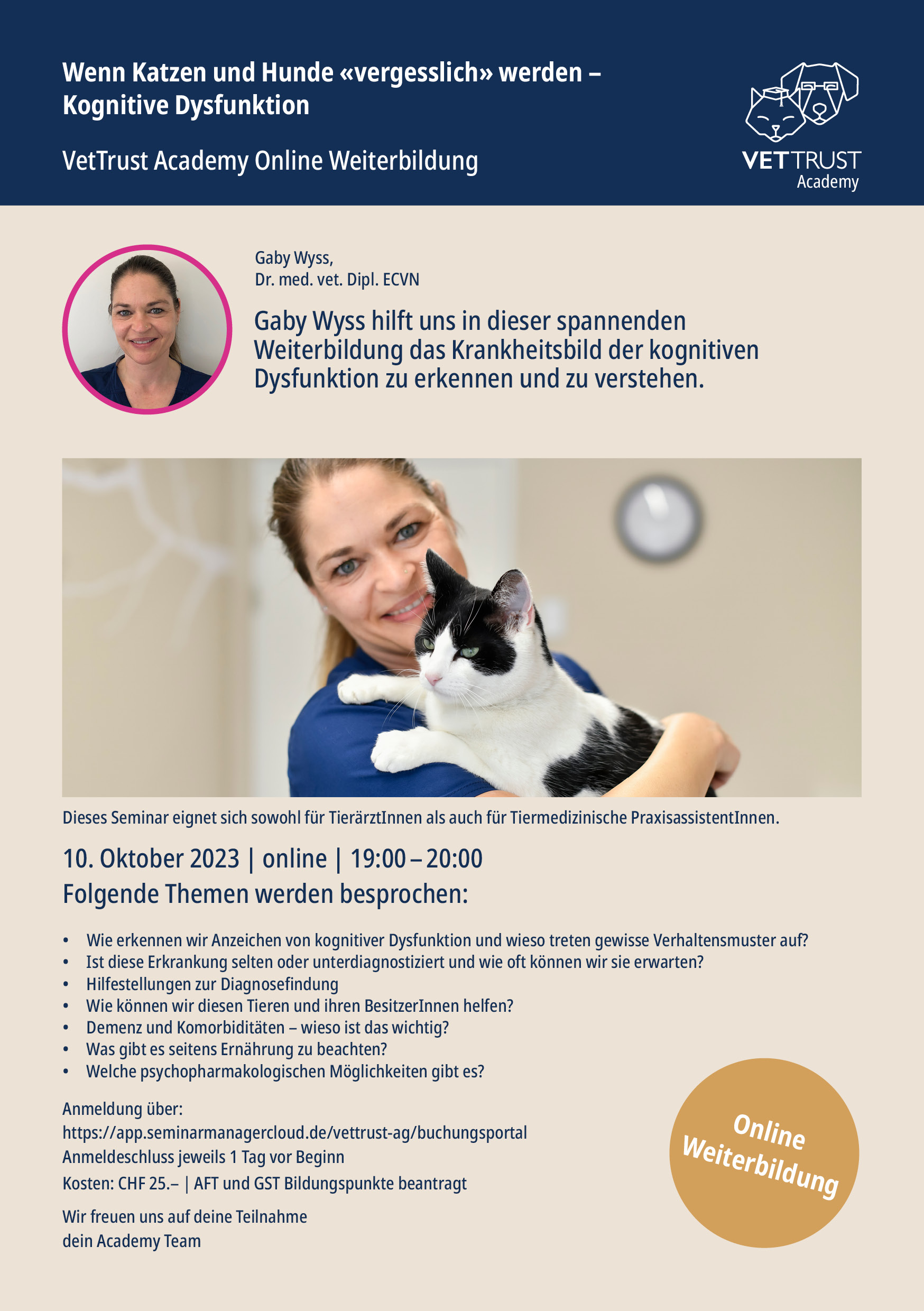 VetTrust Academy Online Weiterbildung Neurologie